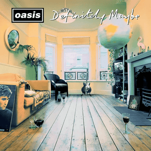 Oasis - Definitely Maybe (30th Anniversary Strawberries & Cream Color) Vinyl LP_5051961125078_GOOD TASTE Records