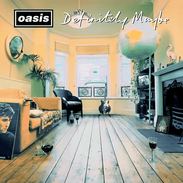 Oasis - Definitely Maybe (30th Anniversary Strawberries & Cream Color) Vinyl LP_5051961125078_GOOD TASTE Records