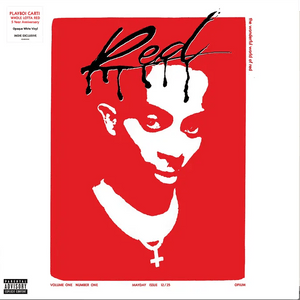 Playboi Carti - Whole Lotta Red (5 Year Anniversary Edition) (Rain Cloud White Color) Vinyl LP_GOOD TASTE Records