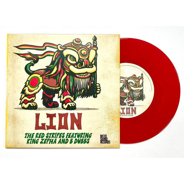 Red Stripes & King Zepha - Lion (Red Color) Vinyl 7"_MSR005 7_GOOD TASTE Records