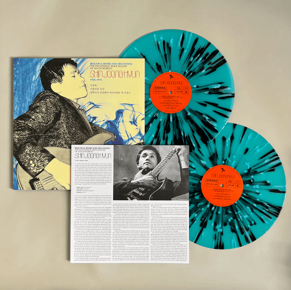 Shin Joong Hyun - Beautiful Rivers And Mountains: The Psychedelic Rock Sound Of South Korea's Shin Joong Hyun 1958-74 (Blue Black Splatter Color) Vinyl LP_826853065115_GOOD TASTE Records