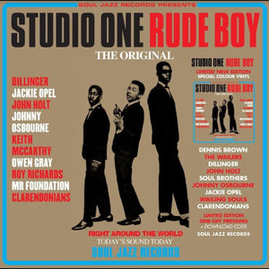 Soul Jazz Records presents - STUDIO ONE RUDE BOY (RED & CYAN VINYL) Vinyl LP_5026328701486_GOOD TASTE Records