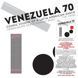 Soul Jazz Records presents - Venezuela 70: Cosmic Visions of a Latin American Earth (Silver Color) Vinyl LP_GOOD TASTE Records