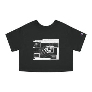 Starscream_System6 Women's Cropped T-Shirt_GOOD TASTE Records