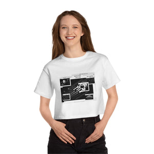 Starscream_System6 Women's Cropped T-Shirt_GOOD TASTE Records