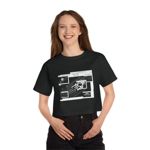 Starscream_System6 Women's Cropped T-Shirt_GOOD TASTE Records