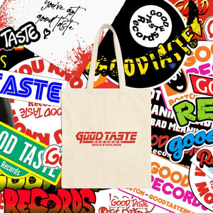 Tactical Crate Digging Canvas Tote_GOOD TASTE Records