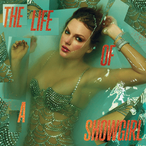 Taylor Swift - The Life of a Showgirl (Sweat and Vanilla Perfume Portofino Orange Glitter Color) Vinyl LP_GOOD TASTE Records