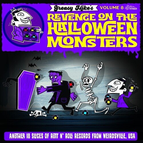 Various - Greasy Mike Volume 8: Revenge of the Halloween Monsters Vinyl LP_5036468001452_GOOD TASTE Records