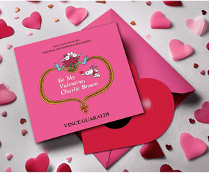 Vince Guaraldi - Be My Valentine, Charlie Brown (Red Heart Shape) Vinyl LP_GOOD TASTE Records