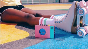 We Are Rewind WE - 001 - P1 - Edith/Rose & Teal - Bluetooth Cassette Player/Recorder_GOOD TASTE Records