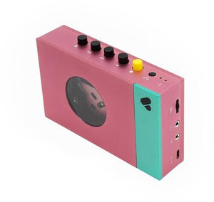We Are Rewind WE - 001 - P1 - Edith/Rose & Teal - Bluetooth Cassette Player/Recorder_GOOD TASTE Records