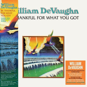 William DeVaughn - Be Thankful For What You Got (50th Anniversary) Vinyl LP_5014797911710_GOOD TASTE Records