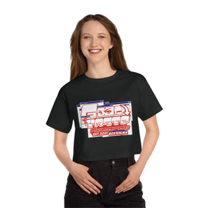 Y2Kutie_Overflow Women's Cropped T-Shirt_GOOD TASTE Records