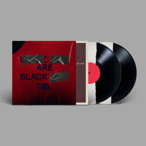 Young Fathers - White Men Are Black Men Too (10th Anniversary) (Indie Exclusive White & Black Split Color) Vinyl LP_GOOD TASTE Records