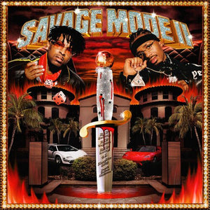21 Savage & Metro Boomin - Savage Mode II (Red Color) Vinyl LP_194398186313_GOOD TASTE Records
