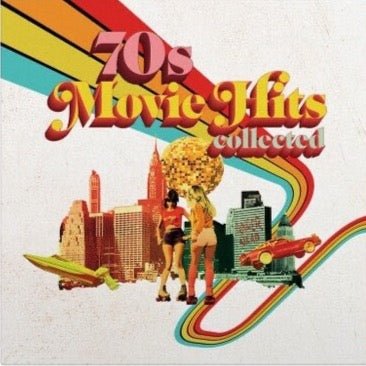70's Movie Hits Collected (Limited Edition 180g Pink & Yellow Color) Vinyl LP_600753980187_GOOD TASTE Records