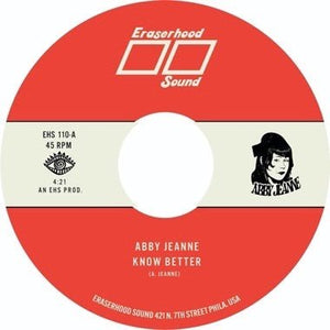 Abby Jeanne - Know Better (Opaque Blue Color) Vinyl 7"_674862659937_GOOD TASTE Records
