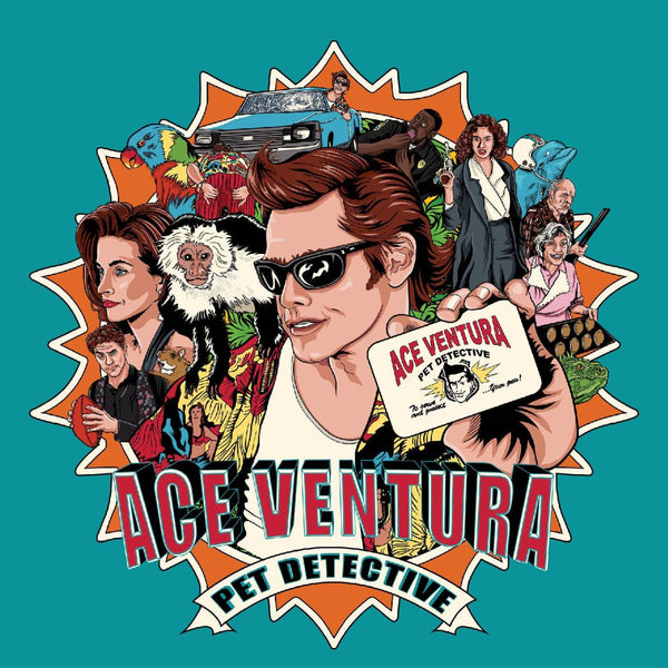 Ace Ventura: Pet Detective (Original Motion Picture Score)(Turqoise & Orange Color) Vinyl LP_695924540307_GOOD TASTE Records