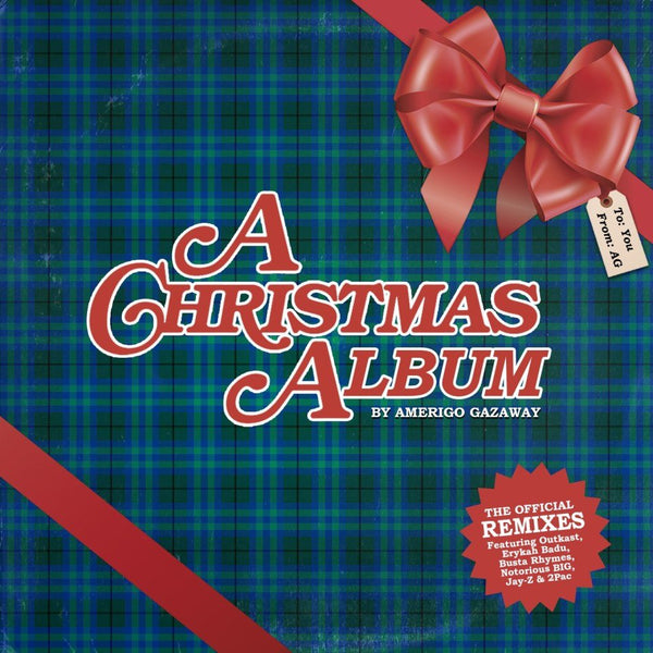 Amerigo Gazaway presents A Christmas Album (Red Color) Vinyl LP_AMERIGOXMAS 1_GOOD TASTE Records