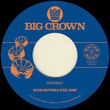 Bacao Rhythm & Steel Band - Represent b/w Juicy Fruit 7" Vinyl_349223012415_GOOD TASTE Records