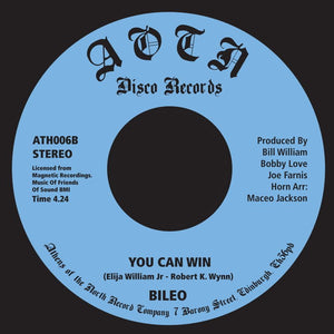 Bileo - You Can Win (2023 Repress) Vinyl 7"_ATH006B 7_GOOD TASTE Records