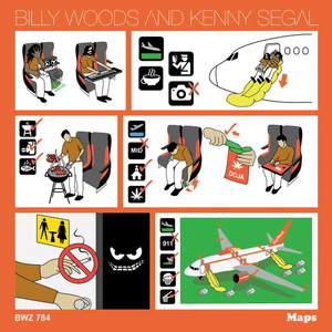 billy woods x Kenny Segal - MAPS (Orange Color) Vinyl LP_061297791200_GOOD TASTE Records