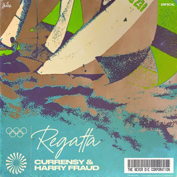Curren$y & Harry Fraud - Regatta (Black Color) Vinyl LP_196292729856_GOOD TASTE Records