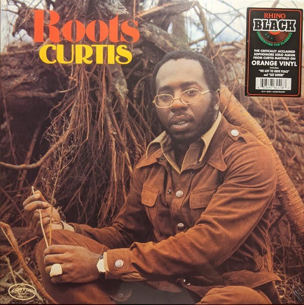 Curtis Mayfield - Roots (Orange Colored Vinyl LP)_603497845187_GOOD TASTE Records