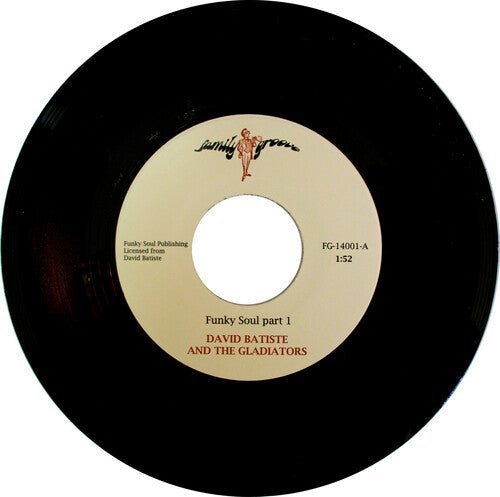 David Batiste & The Gladiators - Funky Soul 7" Vinyl_5050580764255_GOOD TASTE Records