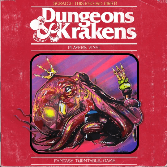 DJ Because & DJ Efechto - Dungeons & Krakens 7" Vinyl_843563128718_GOOD TASTE Records