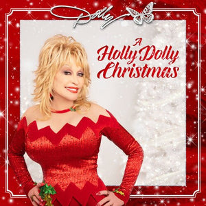 Dolly Parton - Holly Dolly Christmas (Opaque Red Color) Vinyl LP_190296821790_GOOD TASTE Records