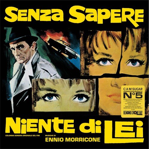 Ennio MORRICONE - SENZA SAPERE NIENTE DI LEI (YELLOW VINYL) (RSD) Vinyl LP_8024709238528_GOOD TASTE Records