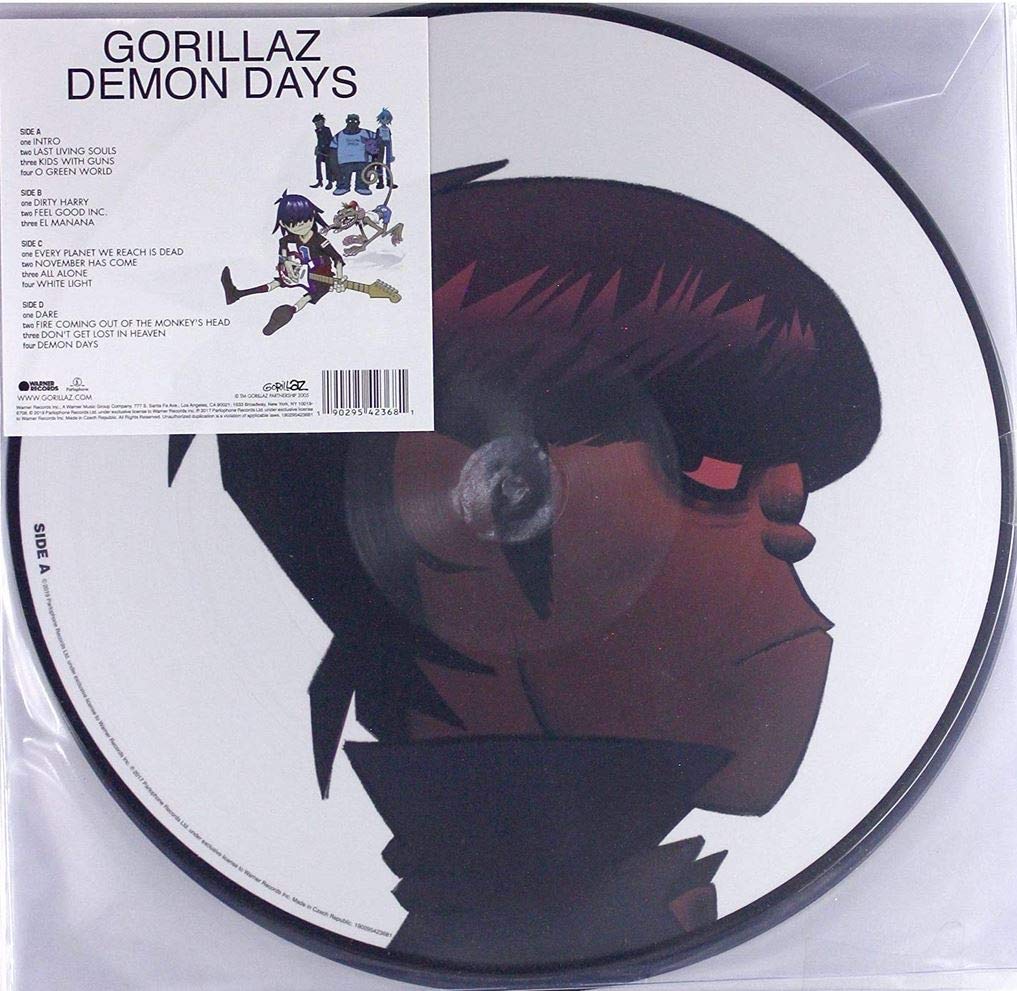 Gorillaz Demon Days Picture Disc Vinyl LP GOOD TASTE Records gorillaz-demon-days-picture-disc-vinyl-lp-good-taste-records