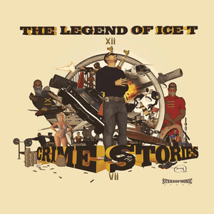 Ice-T - The Legends of Ice-T: Crime Stores (Clear Red Splatter Color) Vinyl LP_760137116400_GOOD TASTE Records