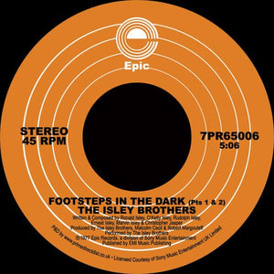 Isley Brothers - Footsteps In The Dark Parts 1 & 2 7" Vinyl_5060202593682_GOOD TASTE Records