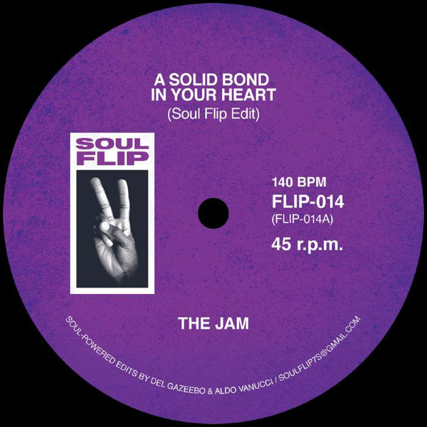 Jam - A Solid Bond b/w The Capitols - Cool Jerk (Soul Flip Edits) 7" Vinyl_FLIP014 7_GOOD TASTE Records
