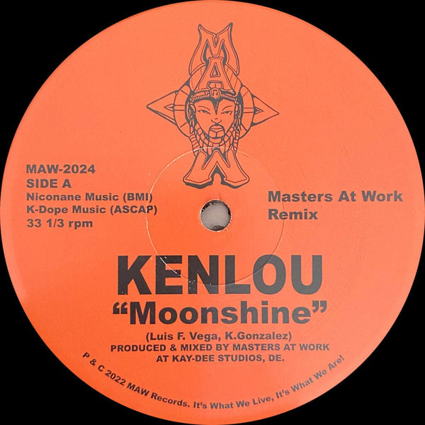 Kenlou - Moonshine (Masters at Work Remix) Vinyl 12"_MAW-2024 9_GOOD TASTE Records