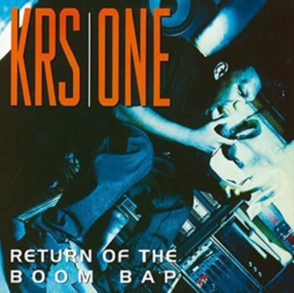 KRS-One - Return of the Boom Bap (Blue & Orange Swirl Color) Vinyl LP_196588247613_GOOD TASTE Records