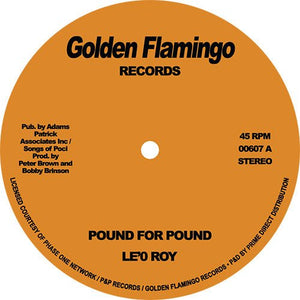 Le'O Roy - Pound for Pound Vinyl 7"_5060202597109_GOOD TASTE Records