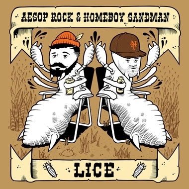 Lice (Aesop Rock & Homeboy Sandman) - Lice 12" Vinyl EP_826257033918_GOOD TASTE Records