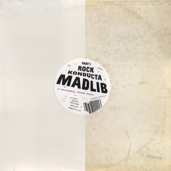 Madlib - Rock Konducta Pt. 1 (RSD Essentials Clear Color) Vinyl LP_989327002051_GOOD TASTE Records