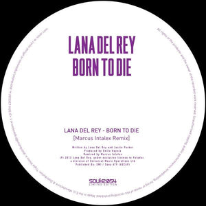 Marcus Intalex - Lana Del Rey-Born To Die (D&B Remix) Vinyl 12"_SOULR054 9_GOOD TASTE Records