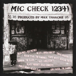Max Tannone - Mic Check 1234 Rap vs Punk Vinyl LP_MAXTANRAPUNK0021_GOOD TASTE Records