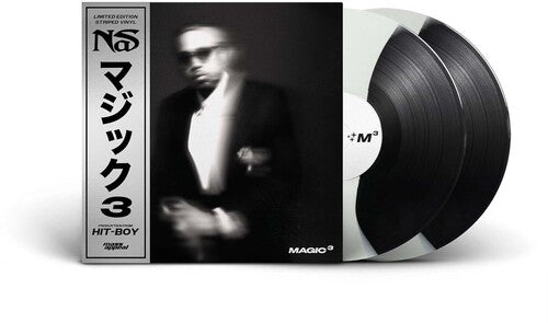 Nas - Magic 3 (Black & White Stripe Color) Vinyl LP_197189918339_GOOD TASTE Records
