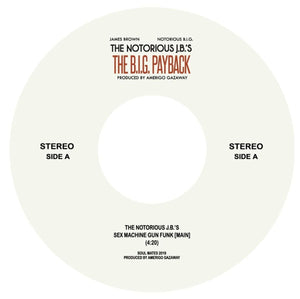 Notorious B.I.G. vs James Brown - Sex Machine 7" Vinyl_SEXMACHINE7_GOOD TASTE Records