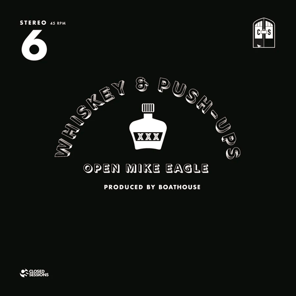 Open Mike Eagle - Whiskey & Push-Ups Vinyl 7"_7540032884894_GOOD TASTE Records