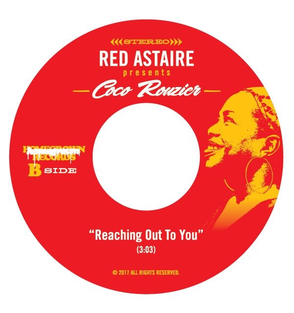 Red Astaire - Rescue Me (Coco Rouzier) 7" Vinyl_HOMEGROWN015 7_GOOD TASTE Records