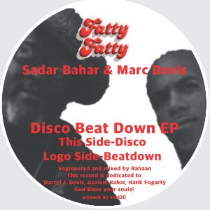 Sadar Bahar & Marc Davis - Disco Vinyl 12"_FFP016 9_GOOD TASTE Records