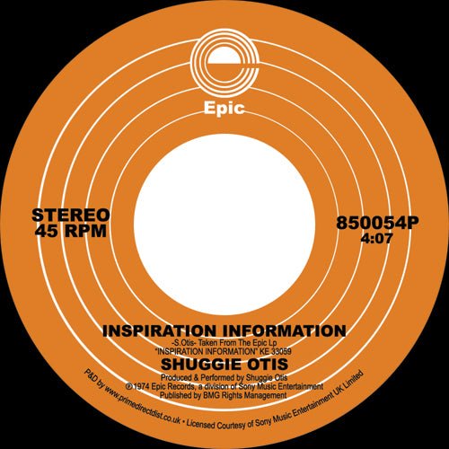 Shuggie Otis - Inspiration Information 7" Vinyl_5060202593620_GOOD TASTE Records